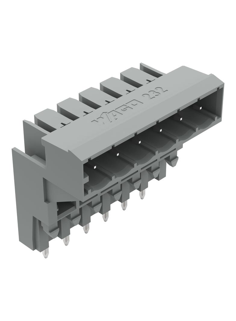 MCS-MIDI Classic wtyk podwyższony 6-bieg. szary raster 5 mm /50szt./ WAGO