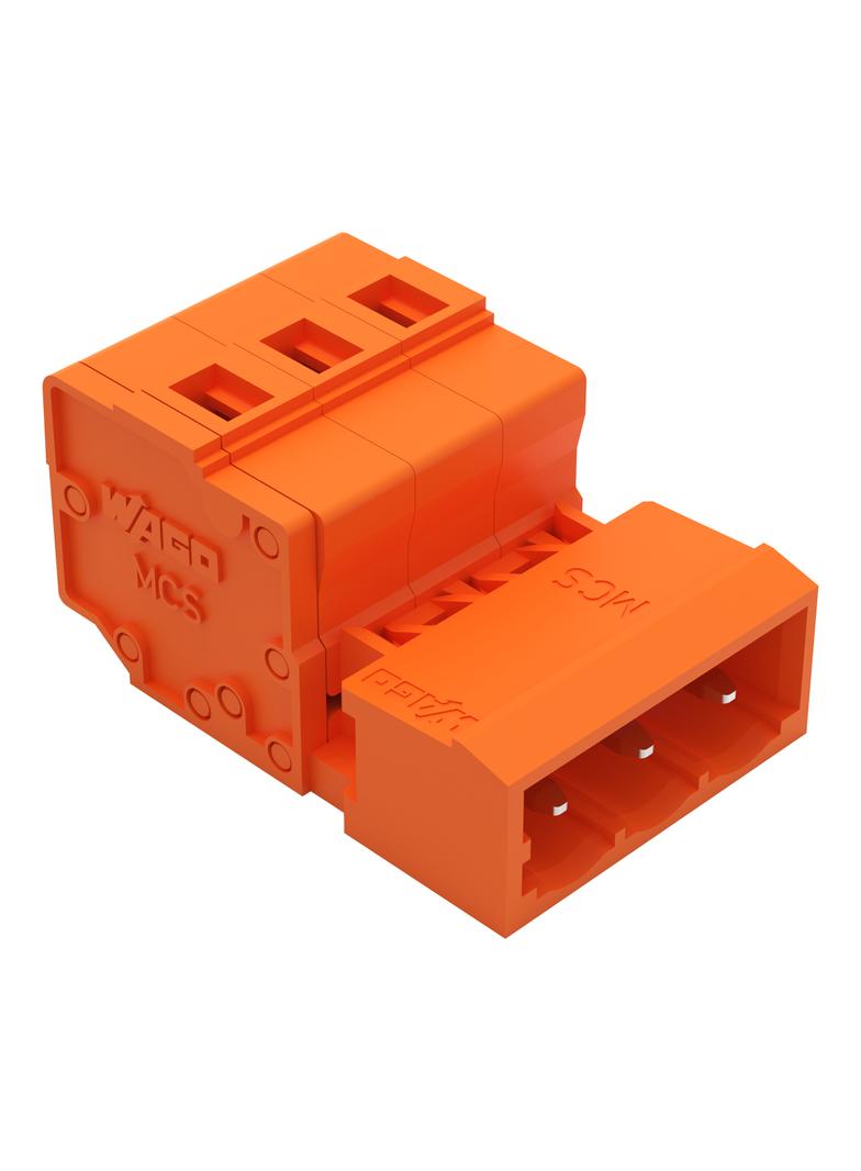 MCS-MIDI Classic wtyk 3-bieg. szary raster 5,08 mm /100szt./ WAGO