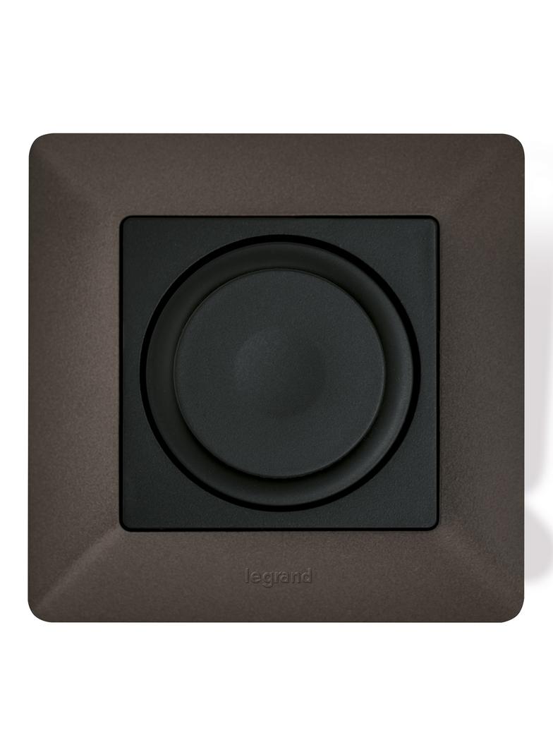 VALENA LIFE - ŚCIEMNIACZ OBROTOWY BEZ ZACISKU NEUTRALNEGO CZARNY 230 V~