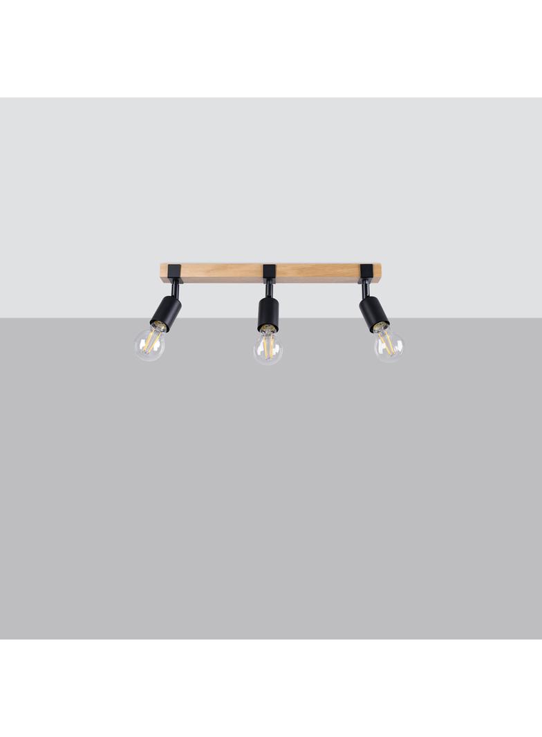 Sollux Plafon ZUCA 3 czarny SL.1297