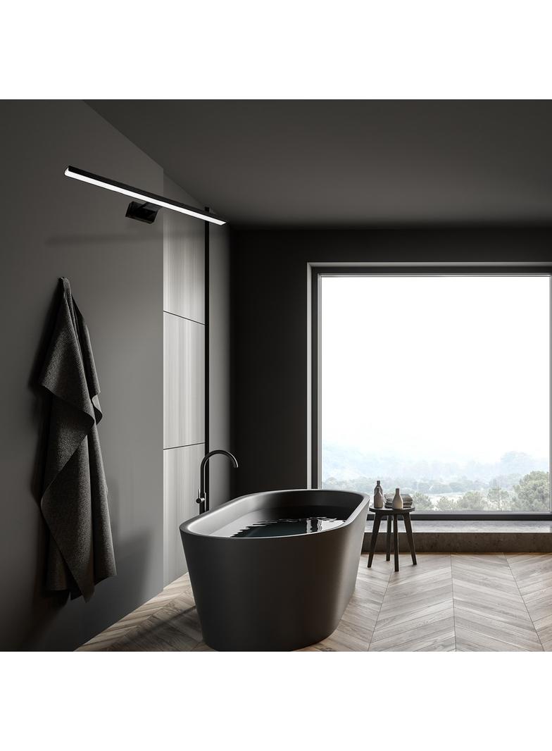 Milagro kinkiet łazienkowy nad lustro LED Shine 15W 1050lm 4000K czarny ML6336