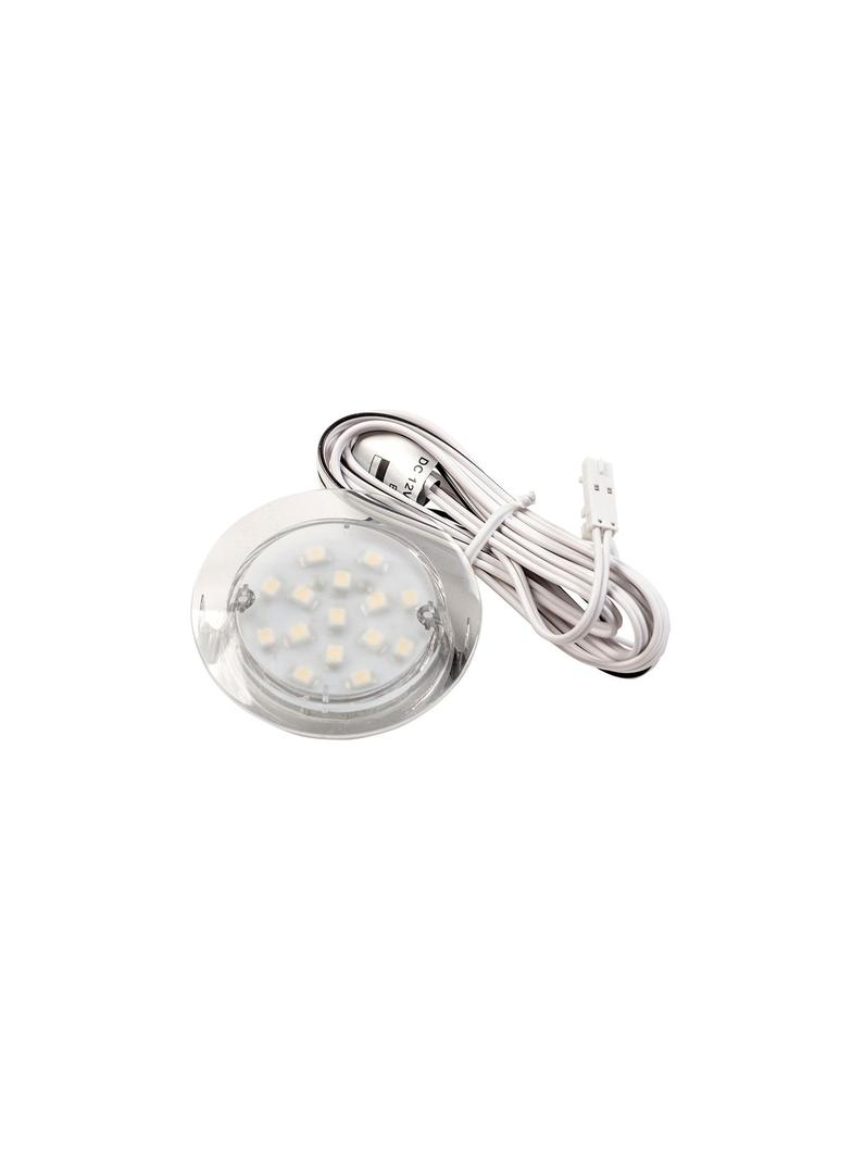 OPRAWA LEDOWA WPUSZCZANA SERENA, 12V, 15 LED, ZIMNY BIAŁY, PRZEŹROCZYSTA