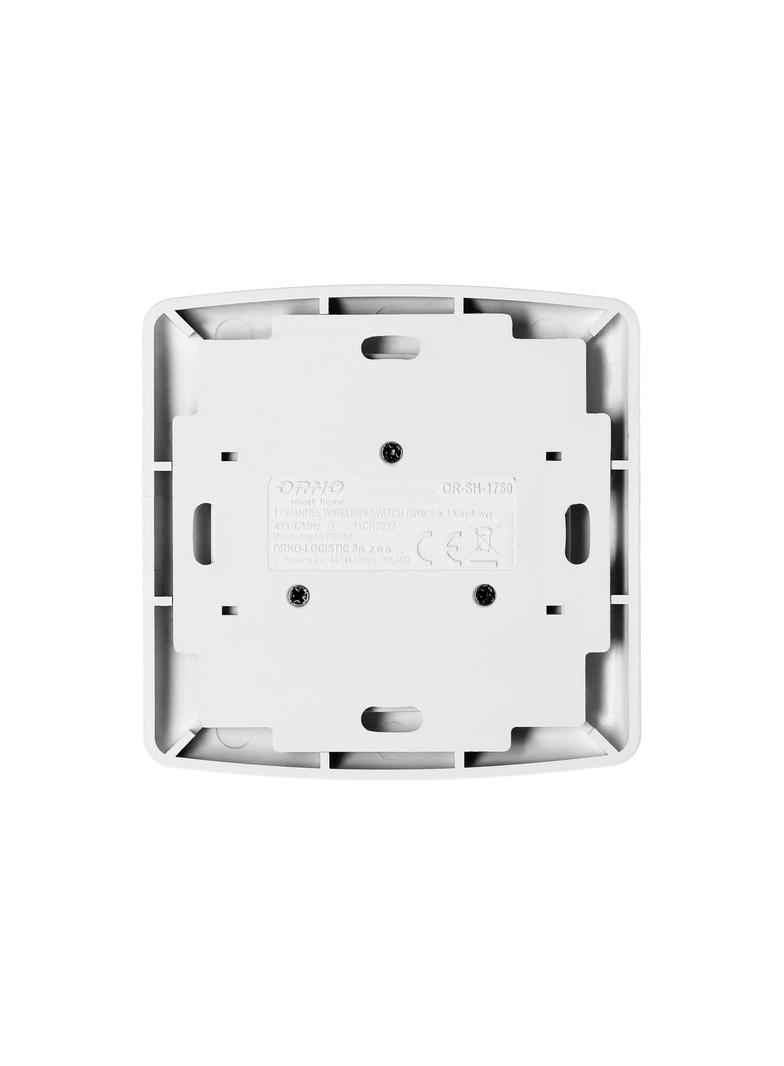 Włącznik pojedynczy natynkowy do zdalnego sterowania włącznikami podtynkowymi i gniazdami,z nadajni