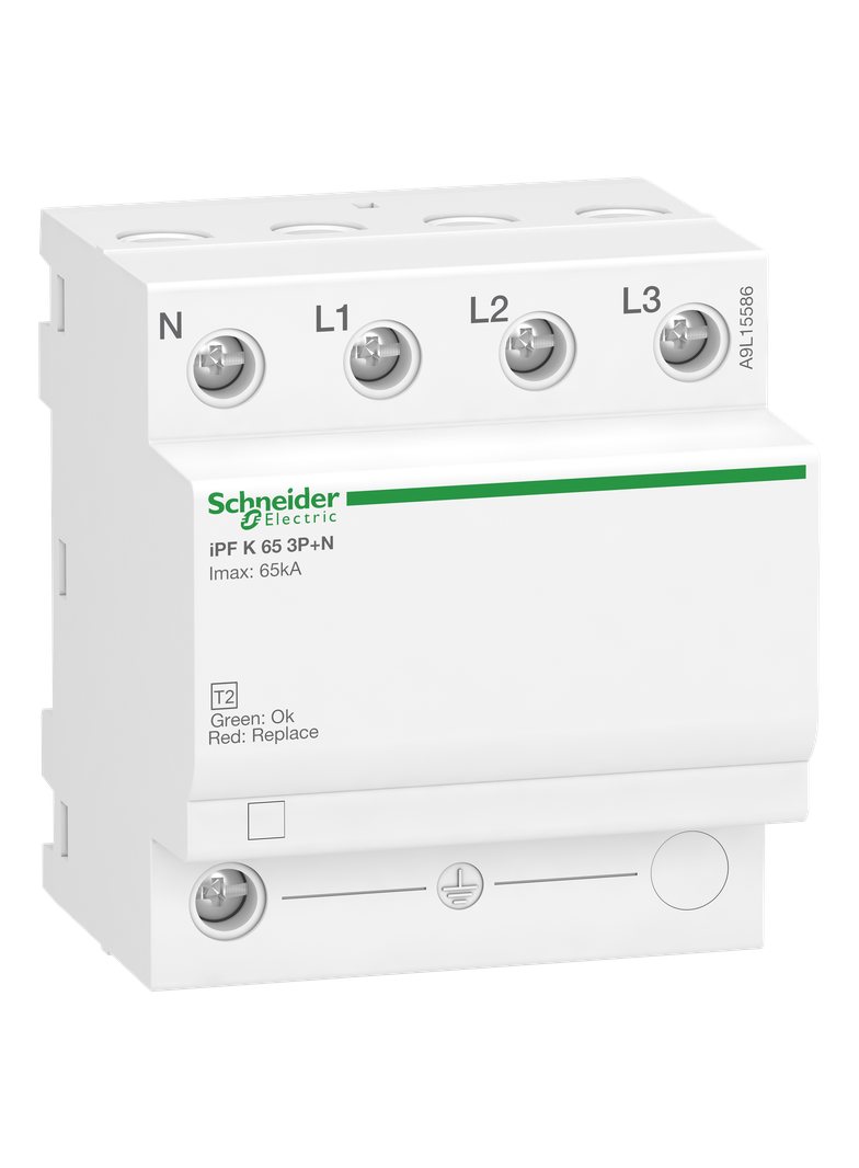 Ogranicznik przepięć Acti9 iPFK40-T2-3N 3P+N T2 65 kA A9L15586 SCHNEIDER