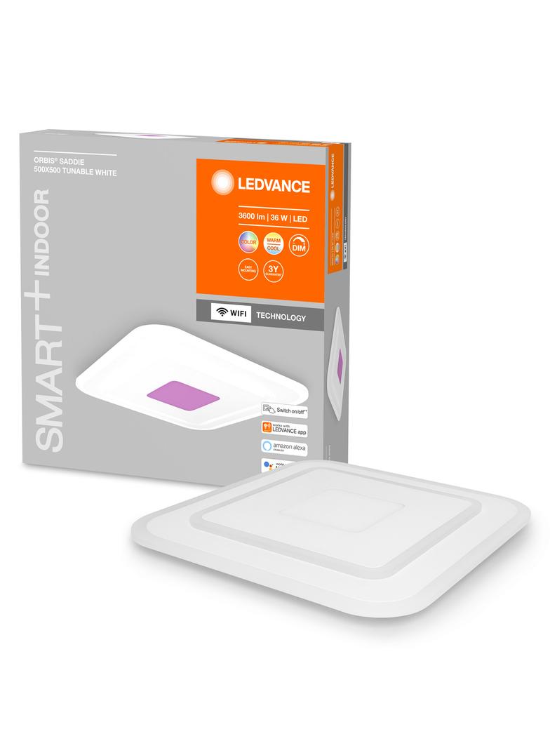 Oprawa SMART+ WIFI ORBIS SADDIE 500x500 RGB TW WT