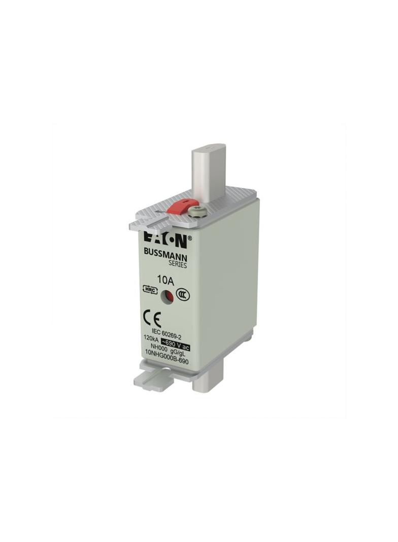 NH FUSE 10AMP 690V gG SIZE 000 Wkładka NH000 10A 690V GL/GG podwójny wskaźnik 10NHG000B-690 EATON