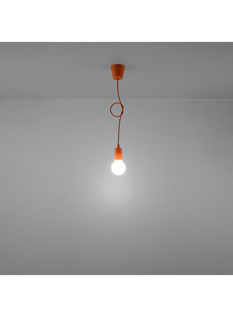 Sollux Lampa wisząca DIEGO 1 pomarańczowy SL.0584
