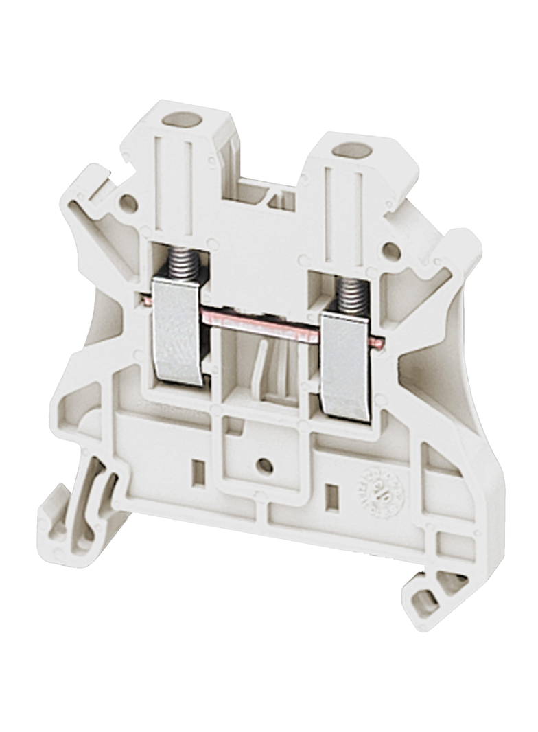 Złączki NSY, zacisk śrubowy przepustowy 2 punktowy 2,5mm2 NSYTRV22WH