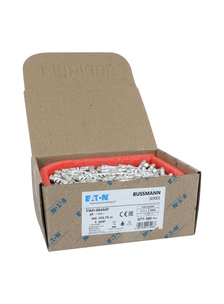 SEMI-COND FUSE 4AMP 500V AC Wkładka szybka 4A AC 500V 6x32 mm aR UL FWH-004A6F EATON