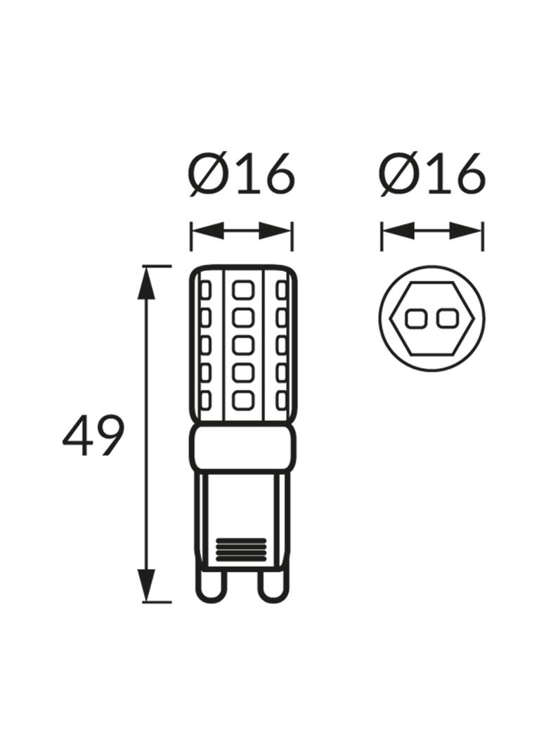 Lampa z diodami SMD LED BOB SMD LED G9 4W 4000K