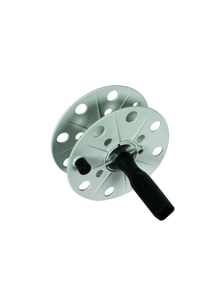 Bęben na przewód pomiarowy szer. 40 mm, pusty, tworzywo kolor szary