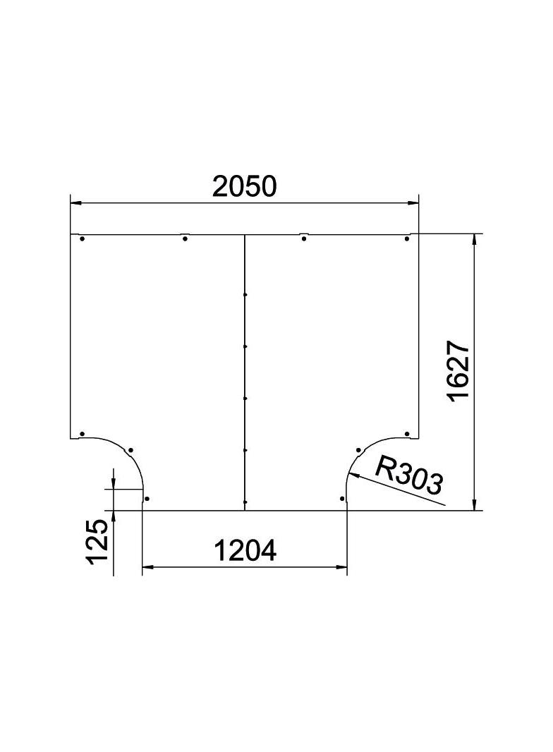 LTD 1200 R3 FT Pokrywa trójnika