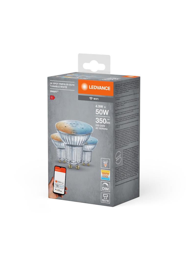 Lampa LED SMART+ WiFi PAR16 50 TW GU10 FR 3pack