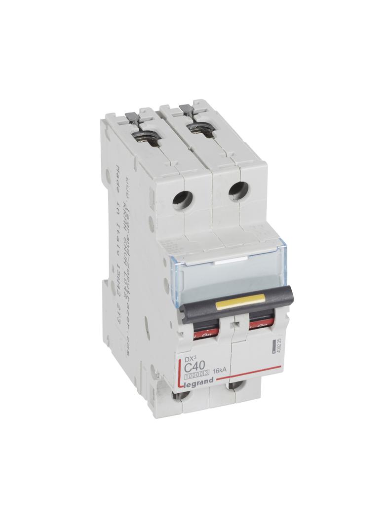 WYŁĄCZNIK NADPRĄDOWY S 312 2P C 0,5A 10000A SERII DX3, Legrand