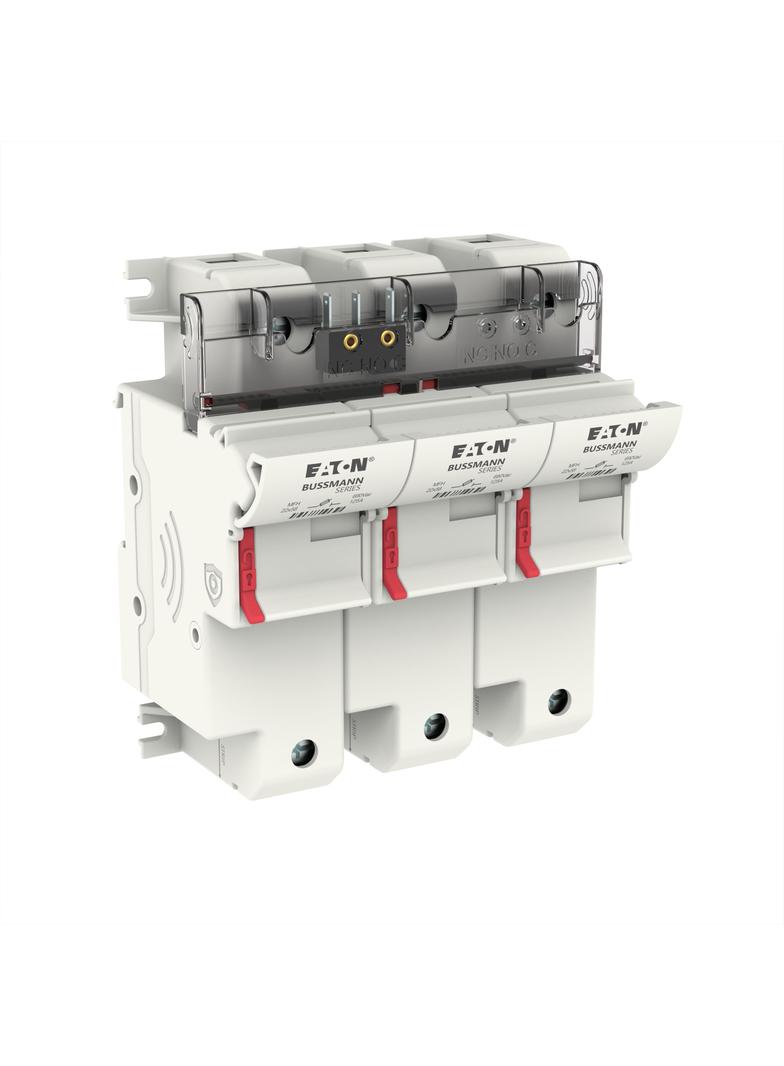 Podstawa bezpiecznikowa 22x58 3P 125A 690V AC mikroprzekaźnik CH223DMSU-F EATON