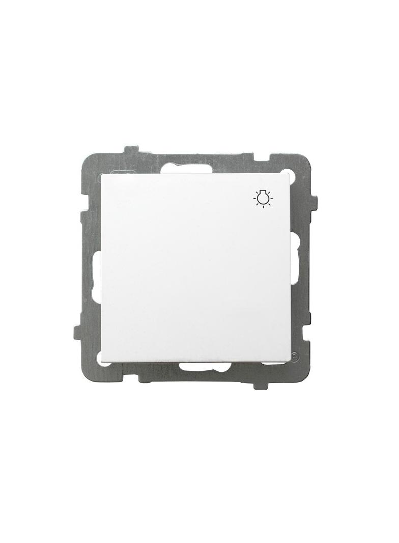 AS Przycisk zwierny /światło/ kolor biały ŁP-5G/m/00 OSPEL