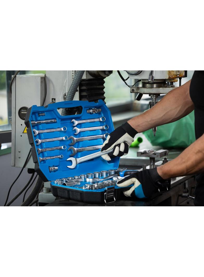 Zestaw narzędzi 85 szt. CrV, 1/4", 1/2"