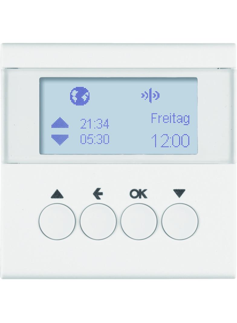 BERKER S.1/B.3/B.7 KNX RF quicklink Łącznik żaluzjowy czasowy do sterownika żaluzjowego i mechanizmu zasilającego Berker.Net biały 85745188 HAGER