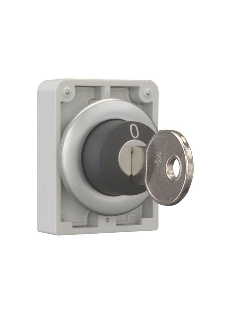 M30C-FWRS-MS4 Przełącznik kluczykowy 30mm 2 położeniowy bez samopowrotu zamek MS4 187055 EATON