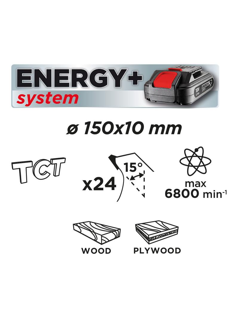 Tarcza do pilarki, widiowa 150 x 10mm, 1.6mm , 24 zęby, Energy+
