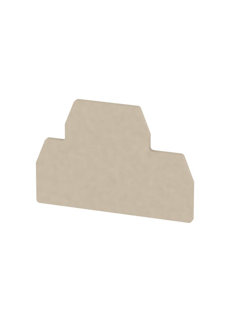WAP WDK1.5/R3.5 Płytka końcowa (styki), 47 mm x 1.5 mm, Ciemnobeżowy /20szt./ 1754200000 WEIDMÜLLER
