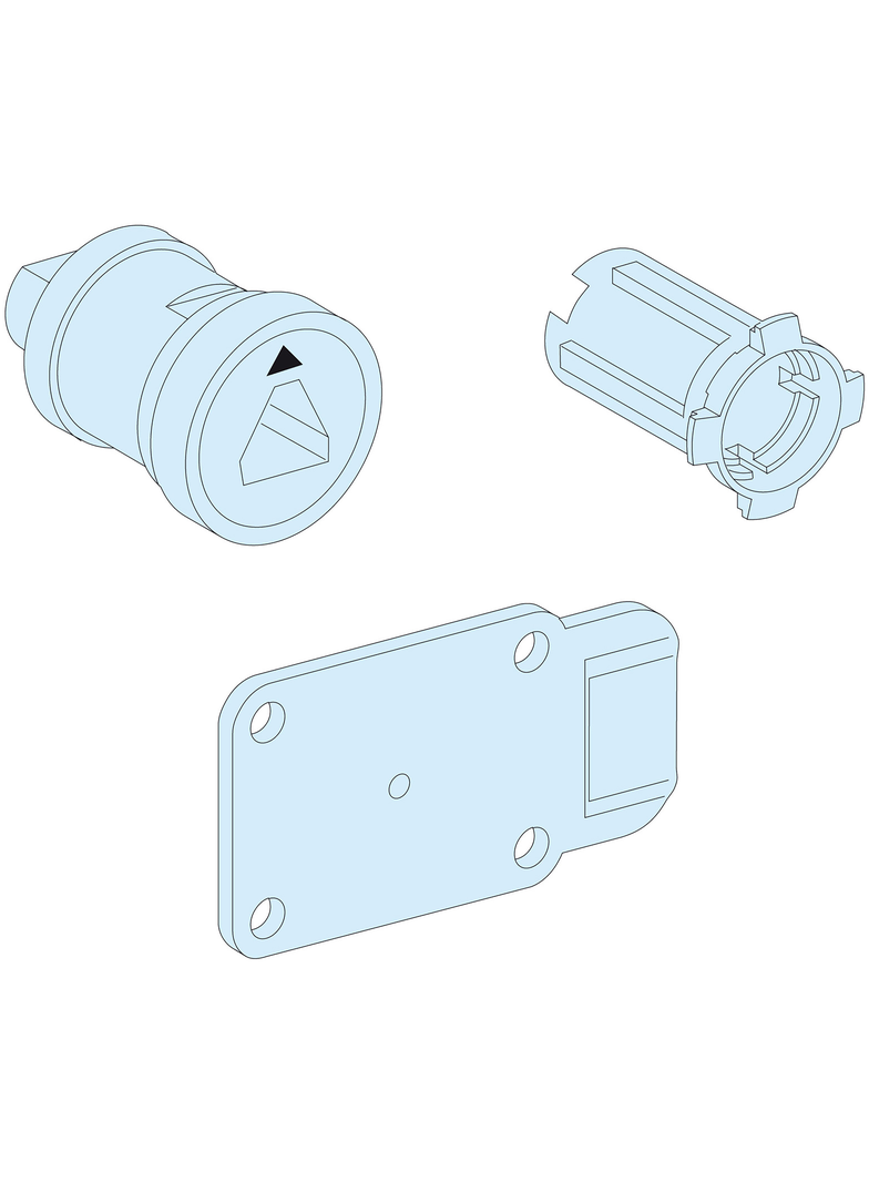 Rozdzielnice PrismaSet, zestaw wkładek do zamka IP55