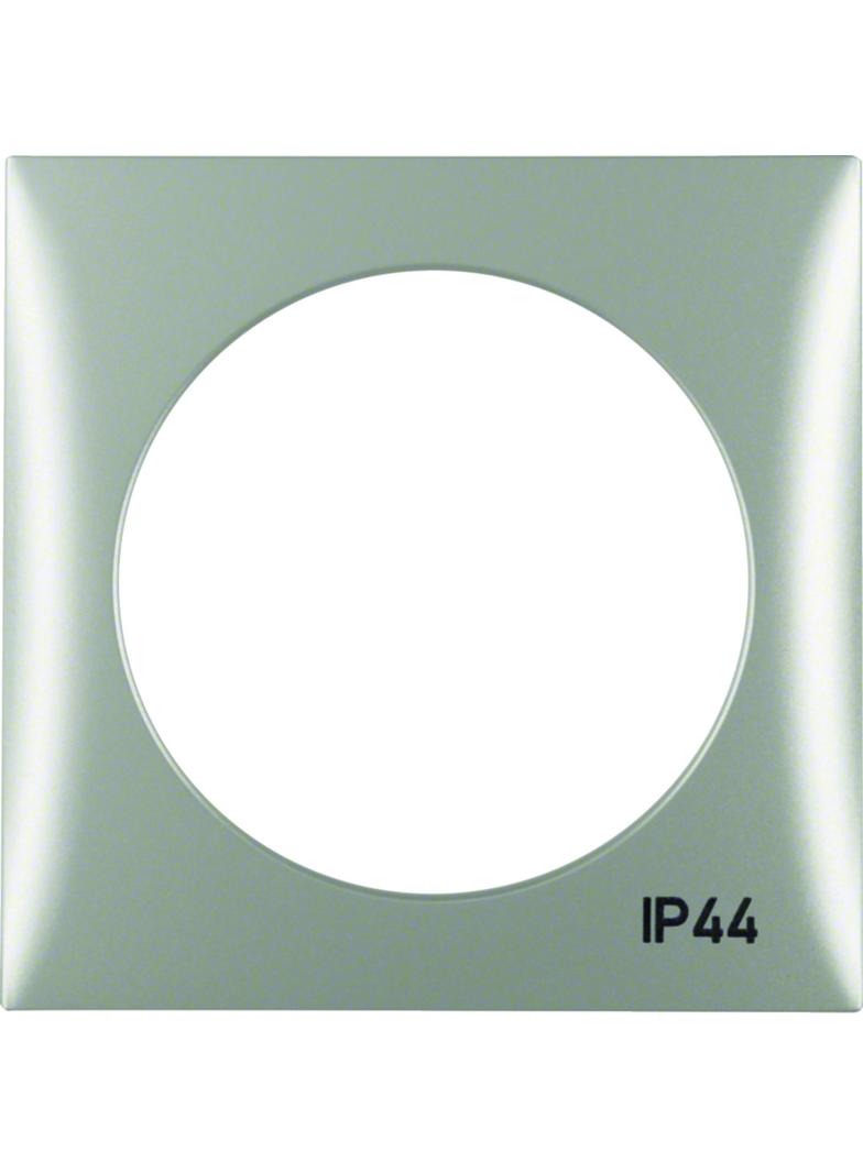 Integro Flow Ramka 1-krotna z nadrukiem  IP44  bez uszczelki, chrom lak