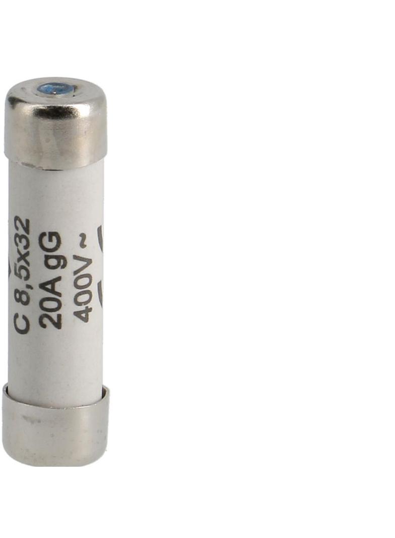Wkładka bezpiecznikowa cylindryczna C8,5x32mm gG 20A 400VAC L8532C20 HAGER