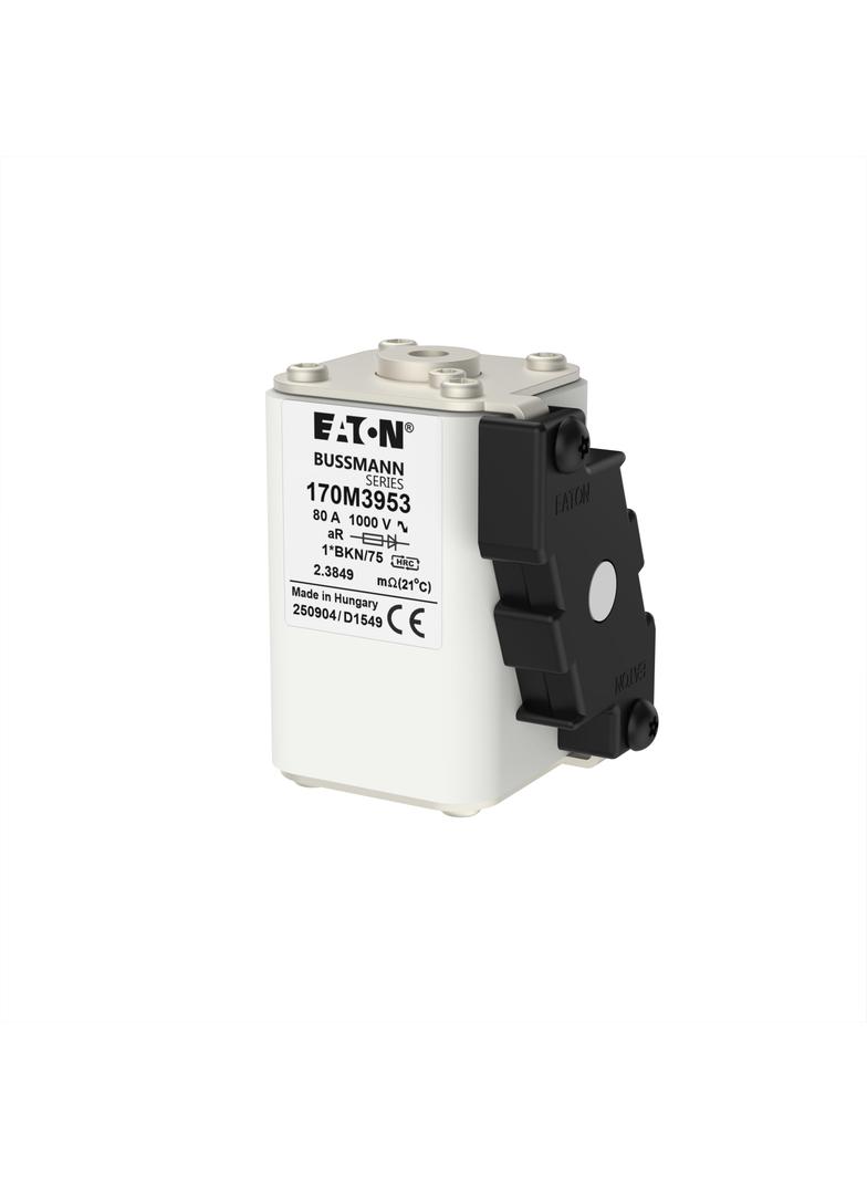 FUSE 80A 1000V 1*BKN/75 AR Wkładka szybka 80A AC 1000V rozmiar 1 43x61x74 mm aR IEC 170M3953 EATON
