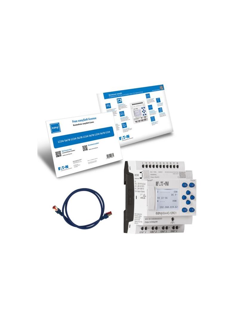 EASY-BOX-E4-AC1 easyE4 easySoft kabel - STARTERKIT wersja 230VAC/DC 197229 EATON