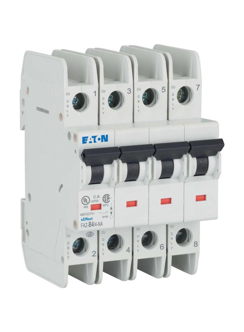 FAZ-B4/4-NA Wyłącznik nadprądowy 10kW B4A 4P 190903 EATON