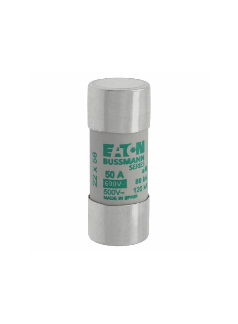 CYLINDRICAL FUSE 22 x 58 50A AM 690V AC Wkładka cylindryczna 22 x 58mm 50A AM 690V AC C22M50 EATON