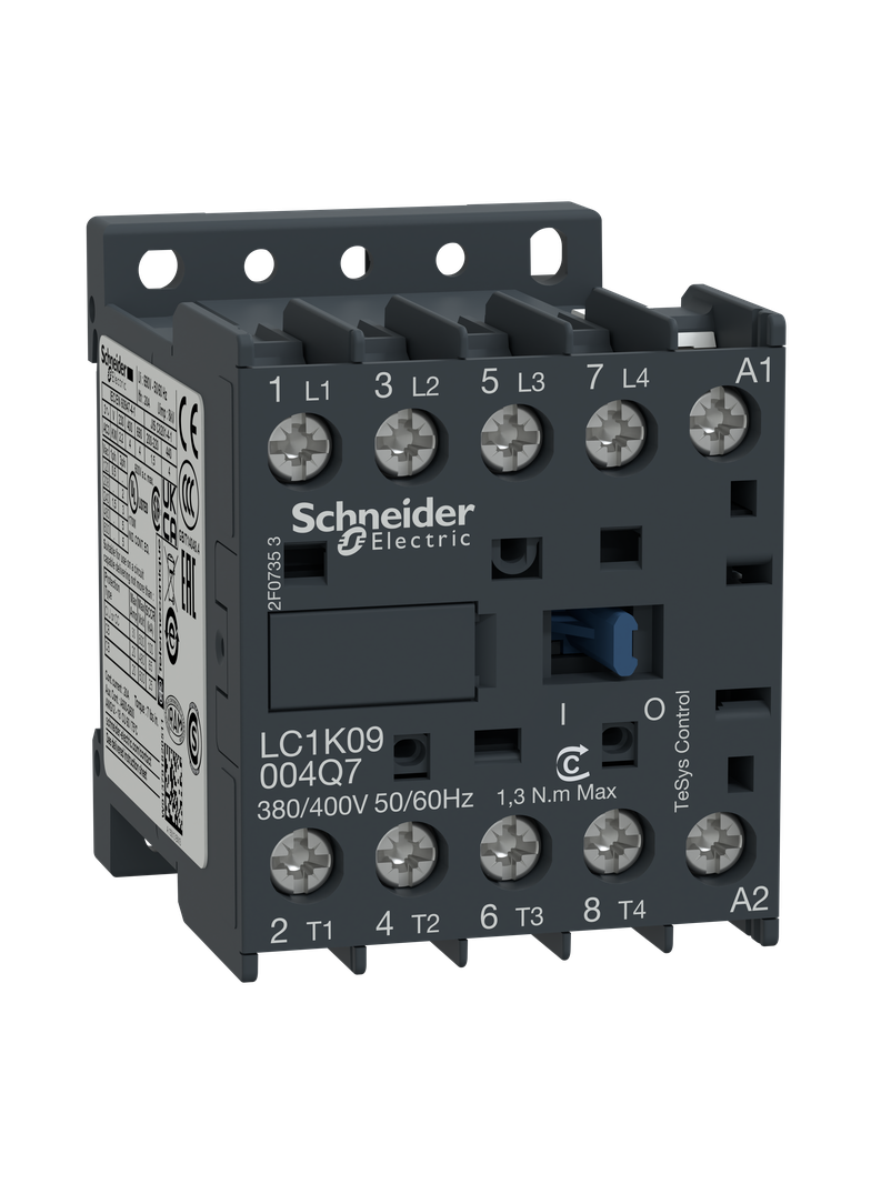 Stycznik mocy, TeSys K, AC1, 20A, 4P, 4NO, cewka 230/240VAC, zaciski śrubowe