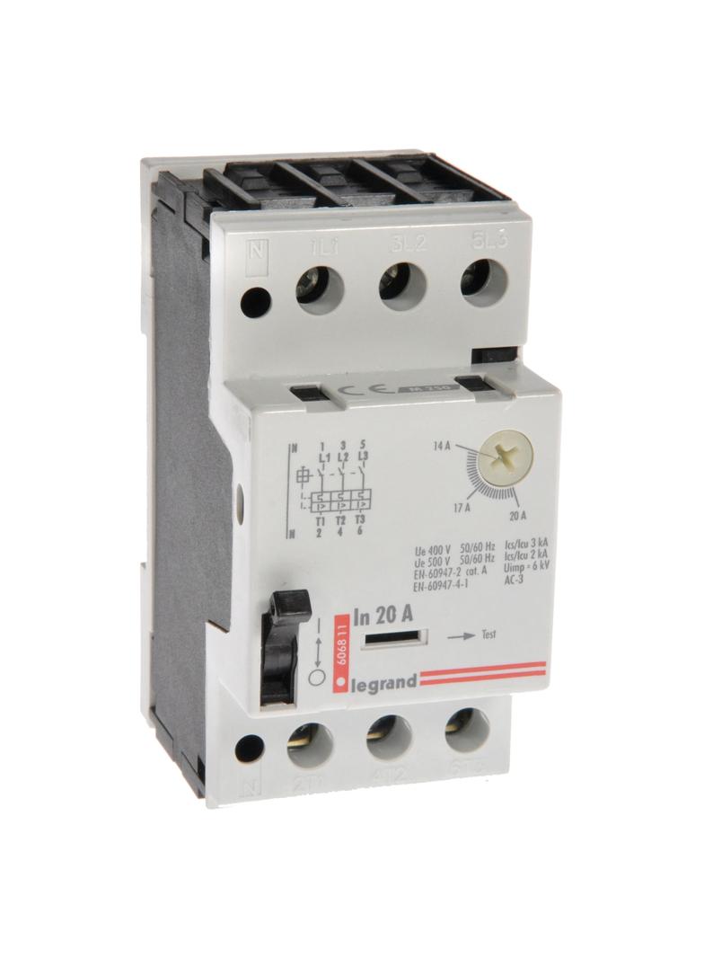 Wyłącznik Silnikowy 3P 9Kw 14-20A M 250 20 606811 LEGRAND