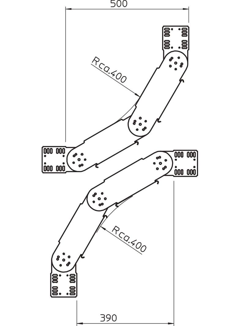 PIONOWY ŁUK PRZEG.90 110X400 FT