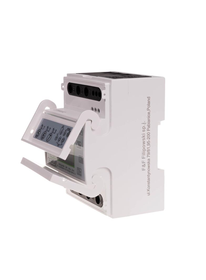 Trójfazowy licznik zużycia energii czynnej i biernej, Modbus RTU, 100(5)A; MID