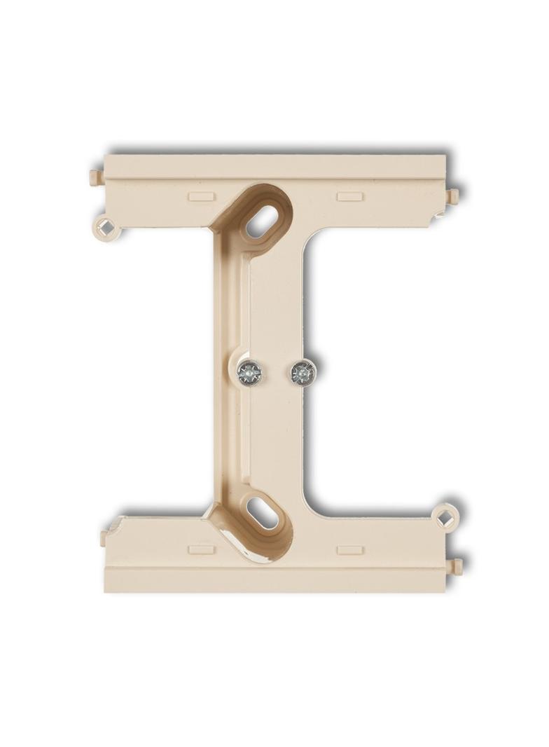 DECO Moduł rozszerzający puszkę natynkową pojedynczą, składaną do ramek wielokrotnych DECO beżowy