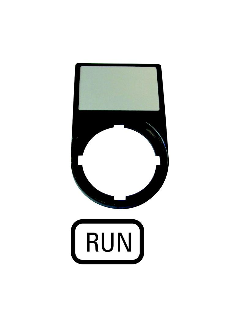 M22S-ST-GB7 Tabliczki opisowe,ramki tabliczek RUN 216497 EATON