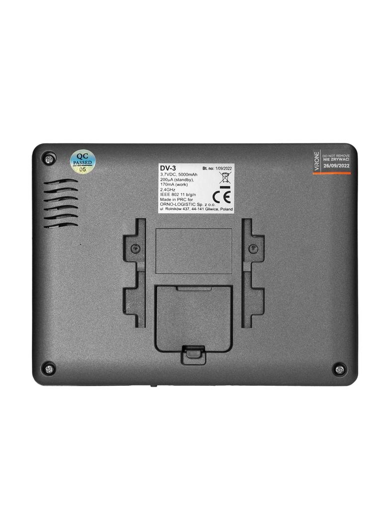 Elektroniczny wizjer do drzwi 4,3 HD z WiFi + Tuya, z funkcją nagrywania na kartę microSD, czujniki DV-3 ORNO