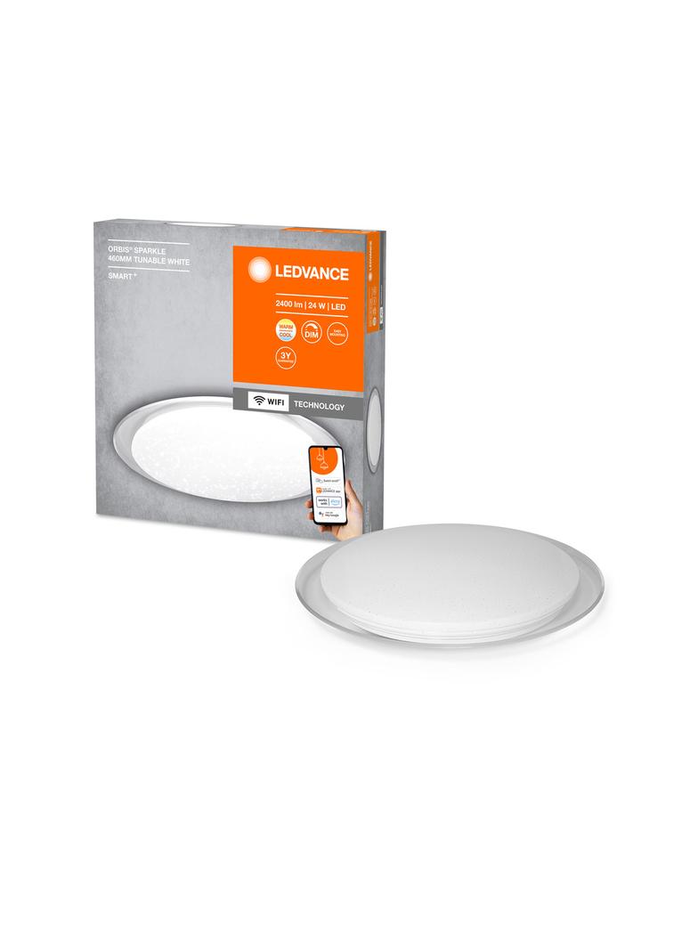 Plafon LED Lampa Sufitowa ORBIS SPARKLE 24W 2400lm CCT 46cm SMART+ WIFI 4058075573475 LEDVANCE