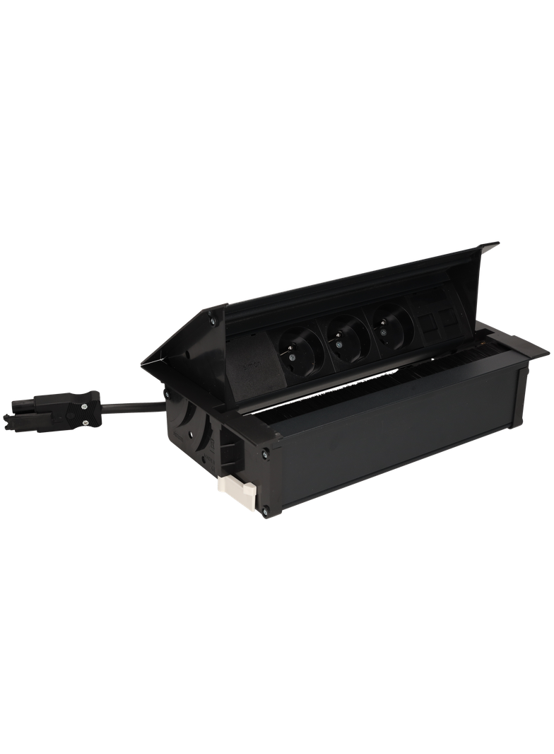 "Simon 480 TS48-730E300K0-44 Cover 3 gn. typ E i płytka dla 2 złączy RJ45 keystone