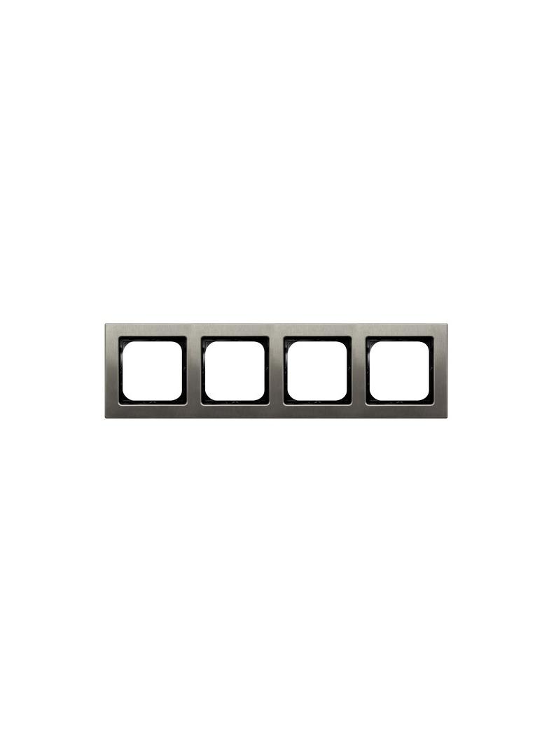 SONATA STAL INOX Ramka poczwórna kolor stal inox R-4RM/37 OSPEL