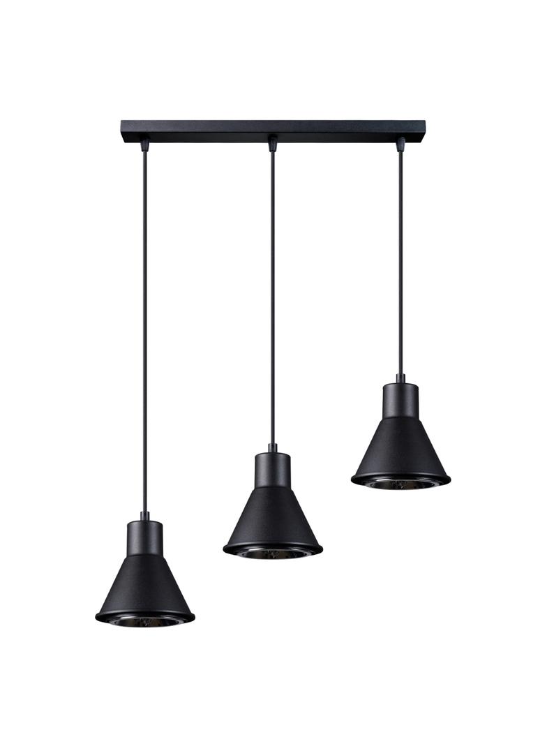 Sollux Lampa wisząca TAZILA 3 czarna [ES111] SL.0990