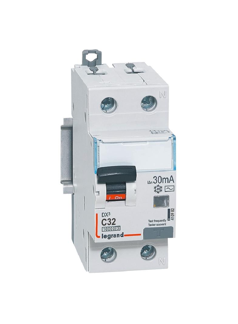 Wyłącznik Różnicowonadprądowy P 312 2P C32A 30Ma Typ AC 10Ka Serii DX3 410982 LEGRAND