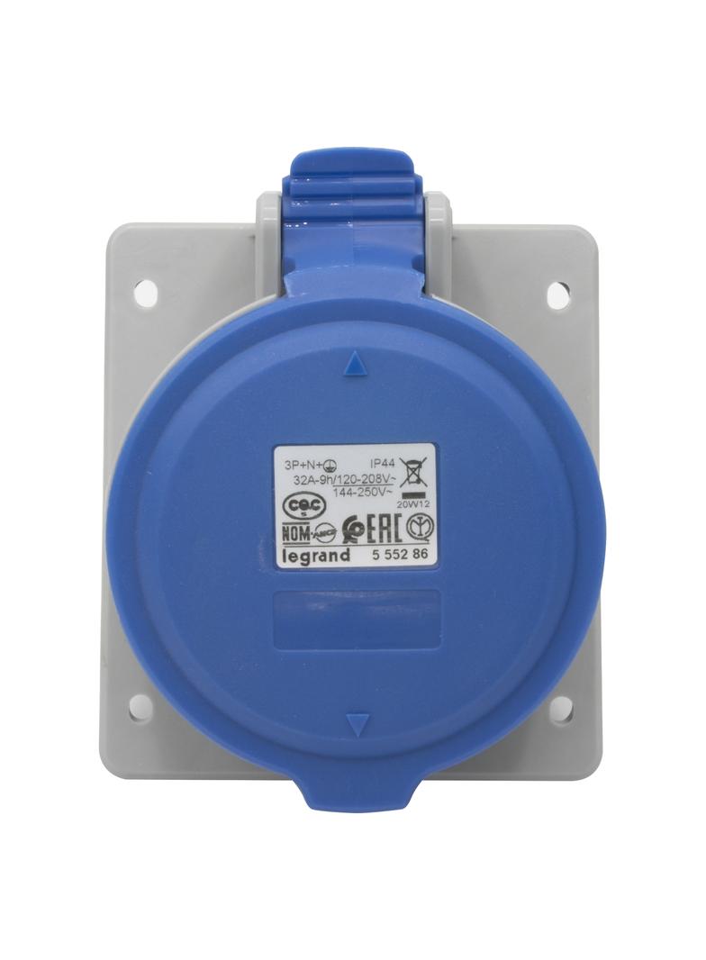 P17 TEMPRA PRO GNIAZDO TABLICOWE 32A 3P+N+Z 230V IP44, Legrand