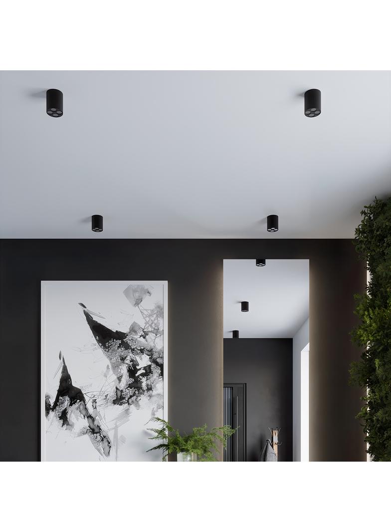 Sollux Plafon ZOE czarny LED SL.1210