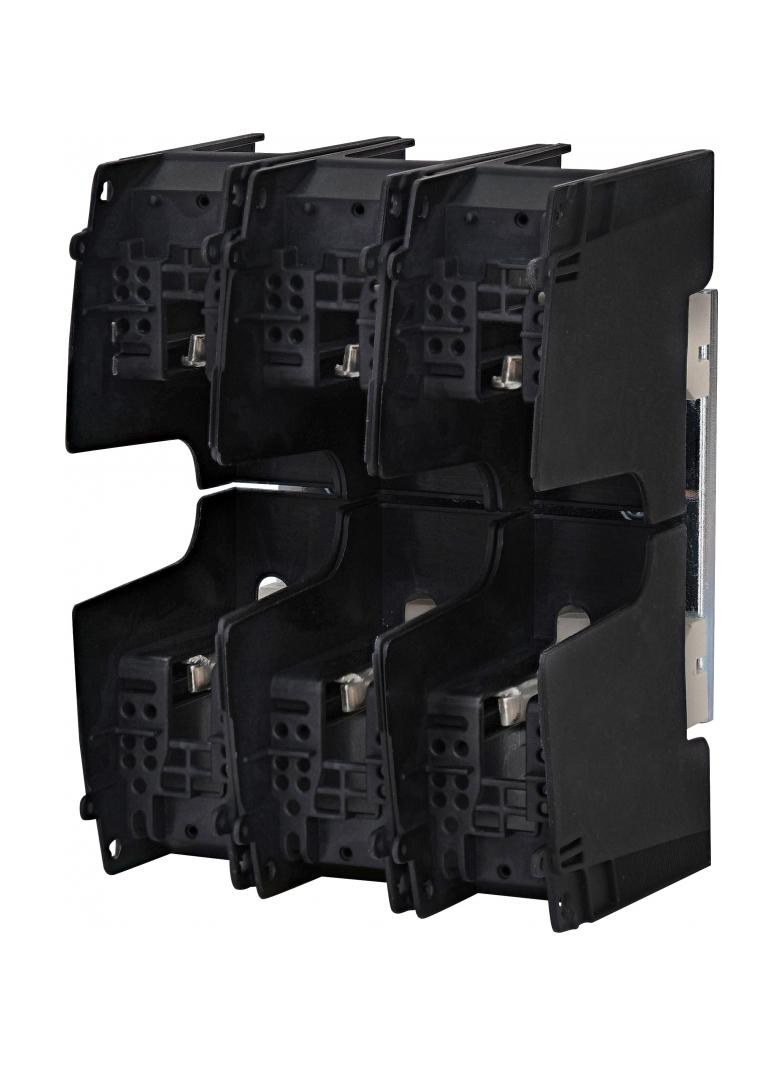 PKI 00 M8-M8 3p S - Podstawa bezpiecznikowa z osłonami zacisków