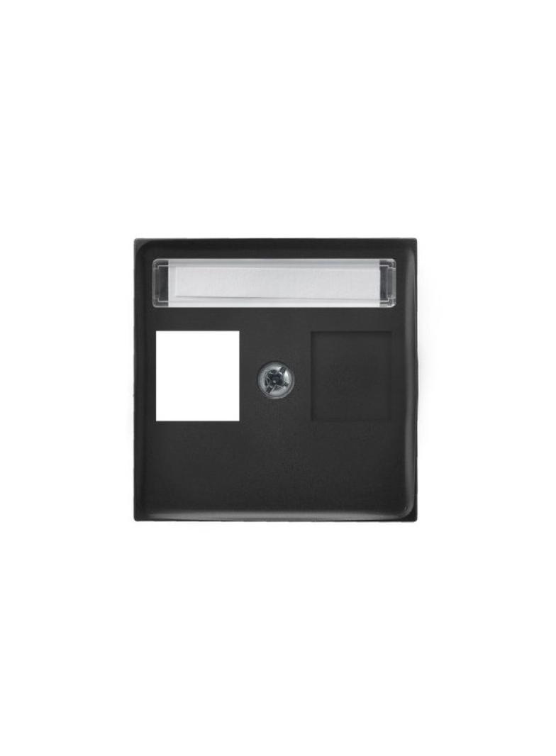 Aria Pokrywa gniazda pojedynczego Keystone czarny PGPK-1U/33 OSPEL