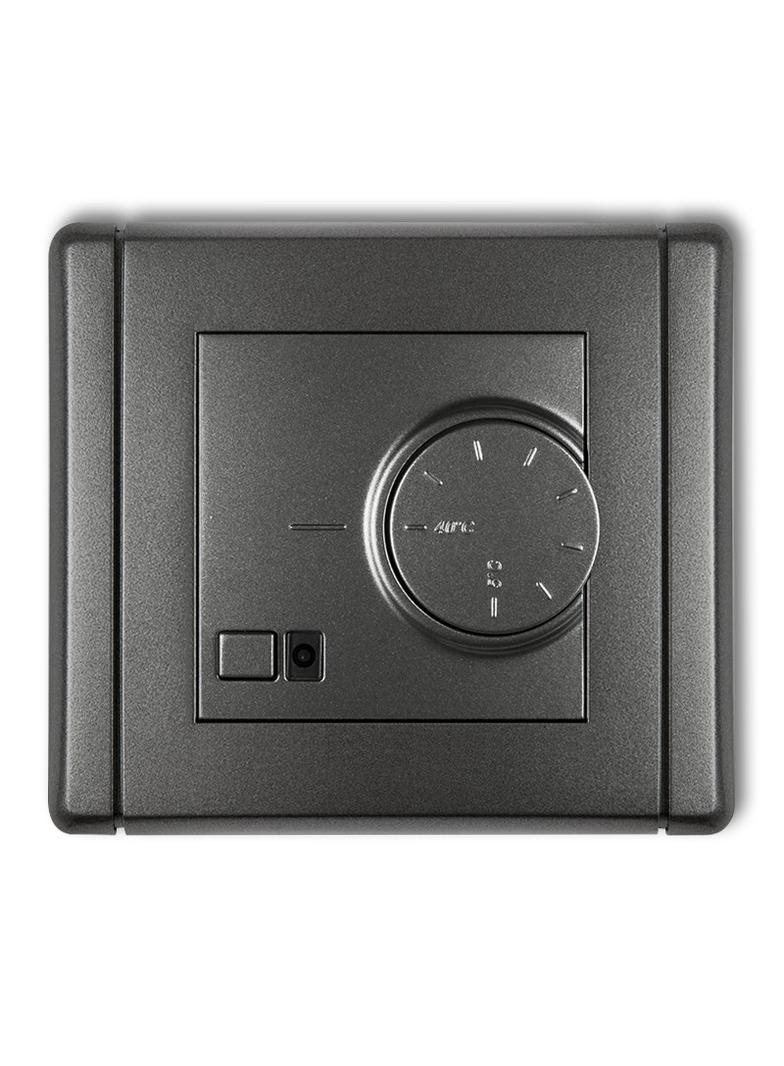 FLEXI Elektroniczny regulator temperatury z czujnikiem powietrznym grafitowy