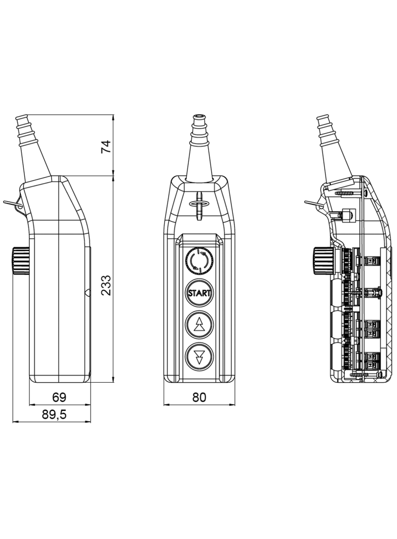 KASETA STEROWNICZA-SUWNICOWA   B/R17/R03-R04
